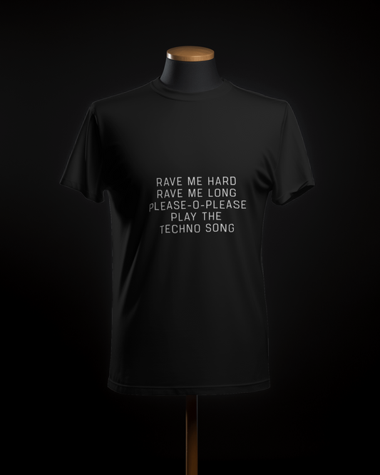 Rave Me Hard Techno Oversized T-Shirt
